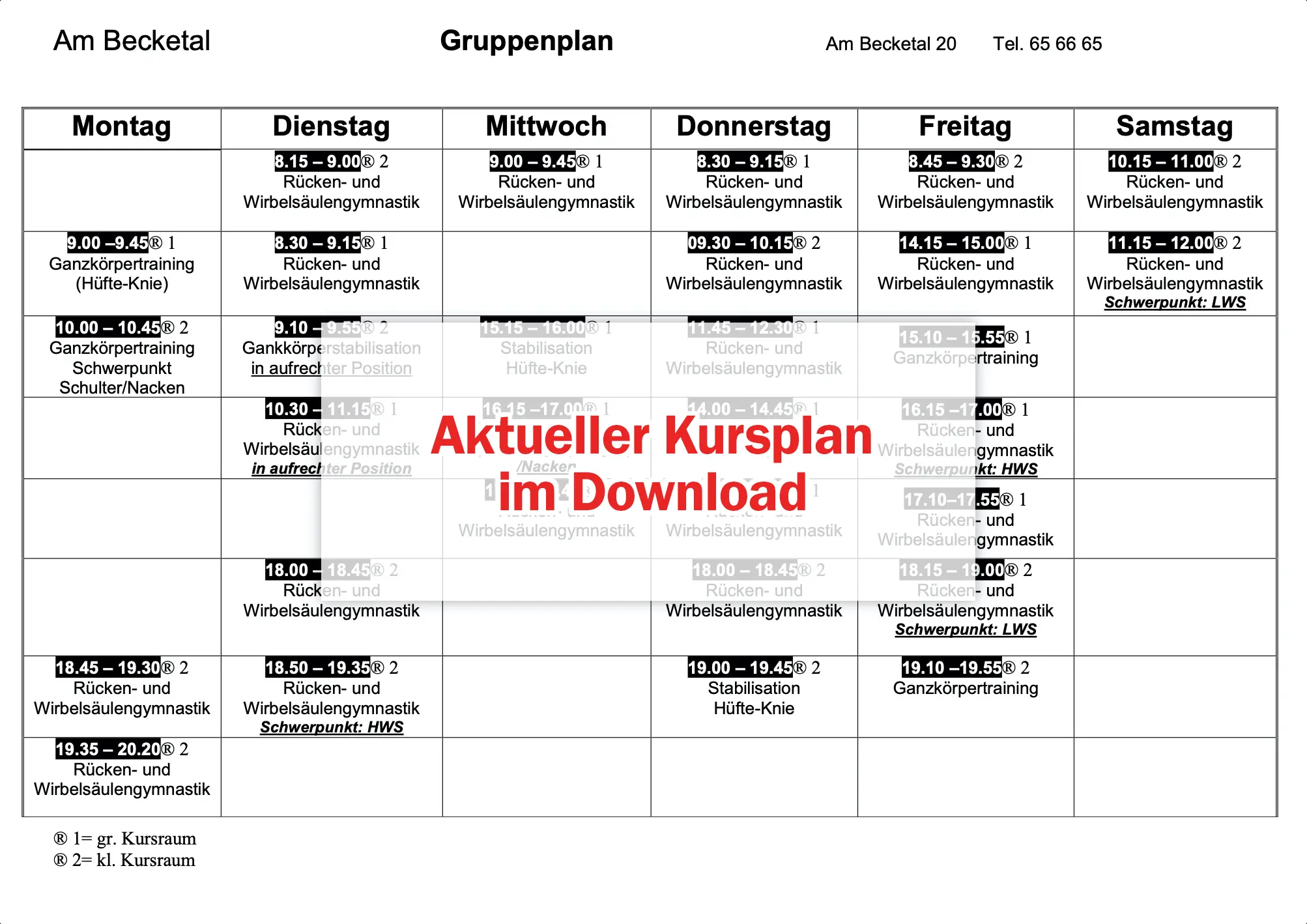 Gruppenplan-Becketal