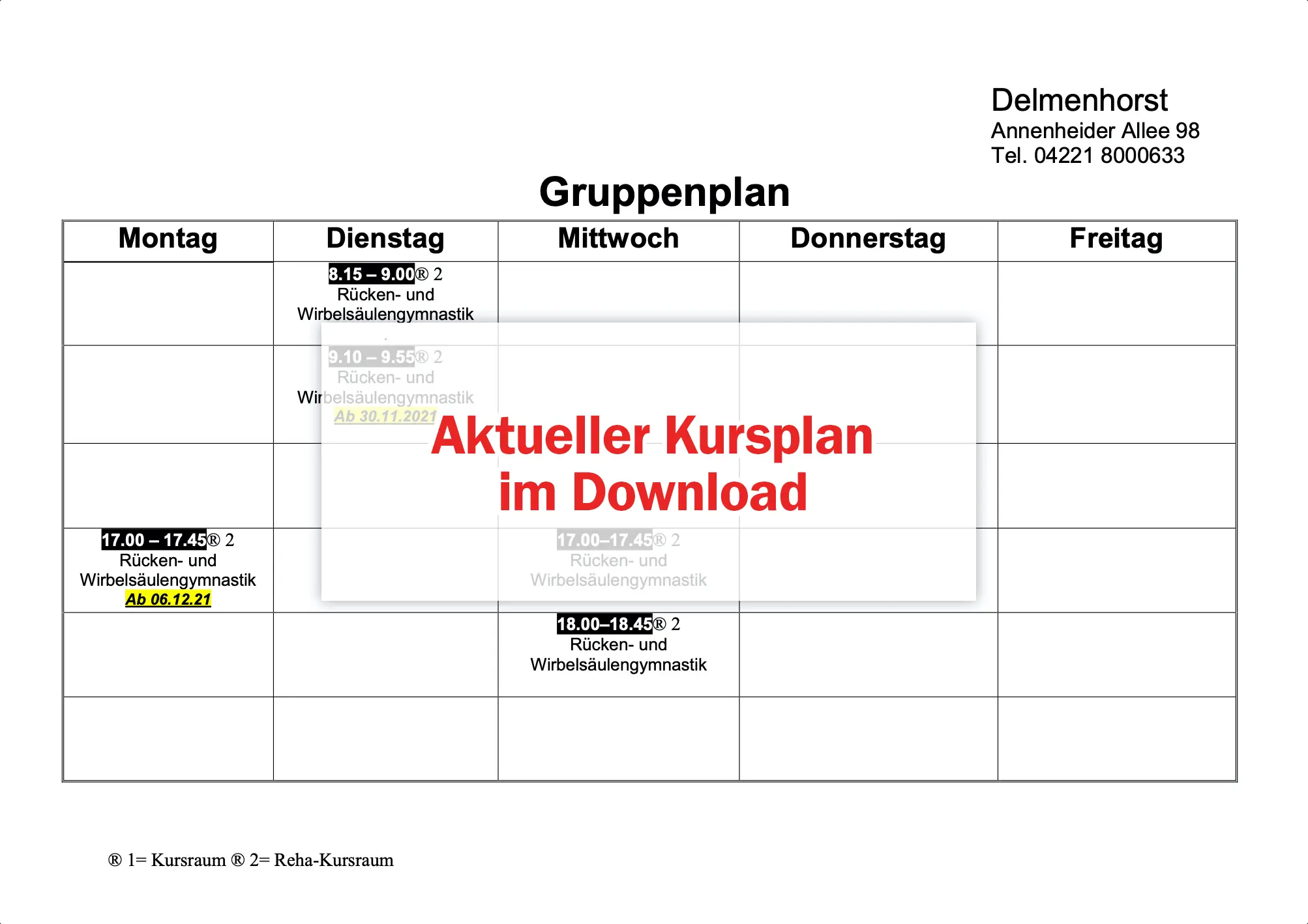 Gruppenplan-Becketal